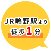 JR鴫野駅より徒歩1分
